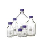 Butelki laboratoryjne Rasotherm® - z zakrętką - o poj. 100 ml - 10 l - 1-0195 - butelki-laboratoryjne-rasotherm-z-zakretka - 100-ml - 56-x-105-mm - gl45-2 - 10-szt