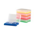 Pudełka 96-miejscowe na probówki PCR - b-1633 - pudelko-96-miejscowe-na-probowki-do-pcr-02-ml - bezbarwne - 1-szt