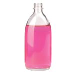 Butelki gwintowane z wąską szyjką - przeźroczyste - bez zakrętek - o poj. 30 ml - 1 l - 2-1454 - butelka-gwintowana-z-waska-szyjka-przezroczysta-bez-zakretki - 500-ml - 76-x-184-mm - 25-mm