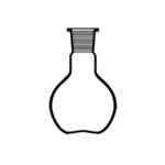 Kolby płaskodenne ze szlifem, krótka szyja - s-1429 - kolba-plaskodenna-ze-szlifem-krotka-szyja - 25-ml - ns-1423