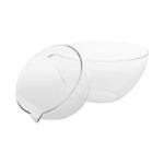 Parownica szklana płaskodenna z wylewem - s-1268 - parownica-plaskodenna-z-wylewem - 60-ml - 60-mm - 30-mm