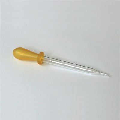 Pipeta szklana z gumowym smoczkiem