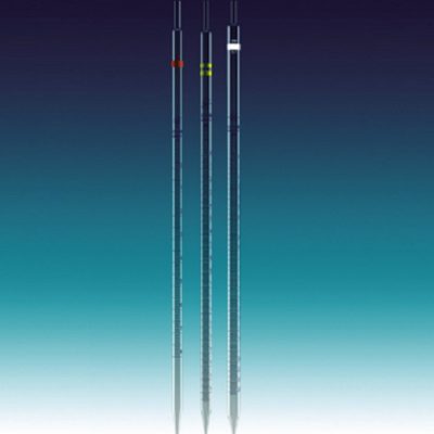 Pipety wielomiarowe kl. AS, z niebieską skalą