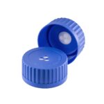 Zakrętki Duran z PP z membraną z PTFE - gwint GLS 80 - g-0410 - zakretki-z-pp-z-membrana-z-ptfe - gls80 - niebieskie - 2-szt