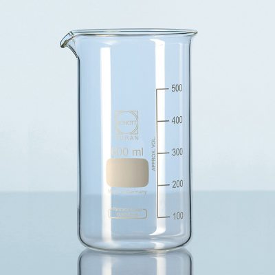 Zlewki laboratoryjne ze szkła Duran - wysokie - Schott