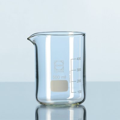 Zlewki laboratoryjne ze szkła Duran - gruba ścianka - niskie - Schott