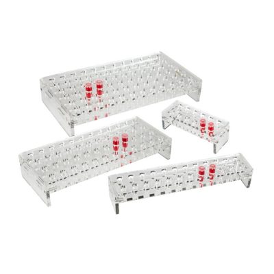 Akrylowe statywy na probówki Eppendorfa