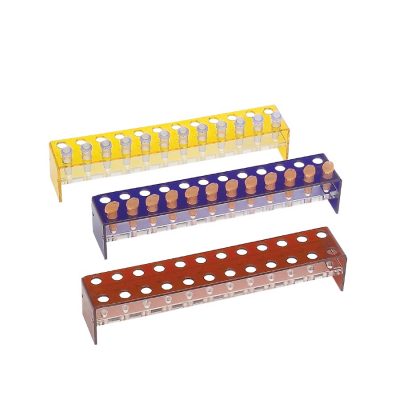 Akrylowe statywy na probówki Eppendorfa ilość otworów 2 x 12