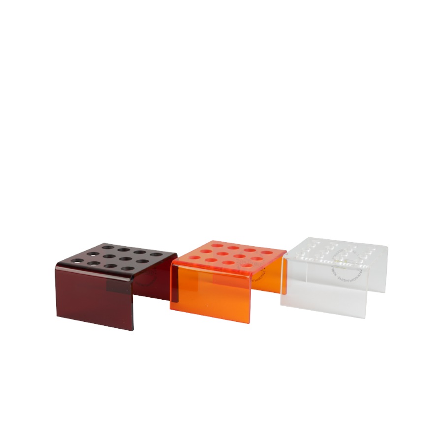 Akrylowe statywy na probówki Akrylowe statywy na probówki