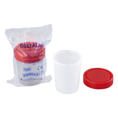 Pojemniki z PP na próbki - z zakrętką - poj. 120 ml