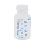 Butelki z PP z zakrętką - ze skalą - z szeroką szyją - poj. 100-1000 ml - 1-3251 - butelka-z-pp-z-szeroka-szyja-z-zakretka - 250-ml - 645-mm - 121-mm - 30-mm - 40-mm