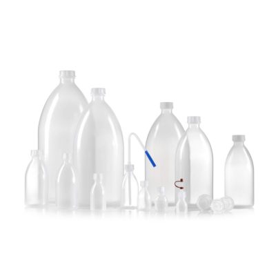 Butle z tworzywa LDPE - wąska szyjka - o poj. 10 ml - 5 l