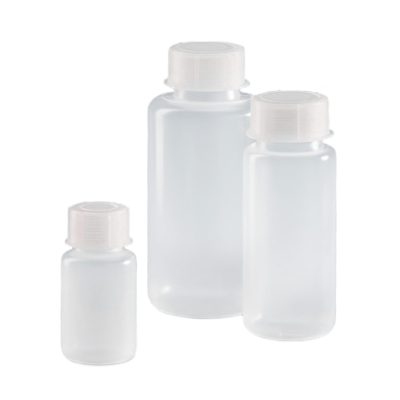 Butle z tworzywa LDPE z nakrętką z tworzywa PP - szeroka szyjka - o poj. 50 ml - 1 l - Vitlab