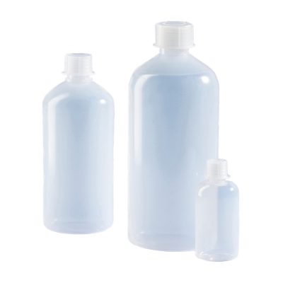 Butle z tworzywa LDPE z nakrętką z tworzywa PP - wąska szyjka - o poj. 50 ml - 1 l - Vitlab