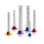 Cylindry pomiarowe z PP - klasa B - b-4047 - cylinder-miarowy-z-pp-stopka-niebieska - 10-ml - 01-ml - 140-11-mm