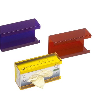 Kolorowe pojemniki na rękawiczki