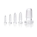 Korki dmuchane ze szkła Duran - sześciokątne - szpiczaste - g-1011 - korki-ze-szlifem - szpiczaste - ns-716 - 10-szt