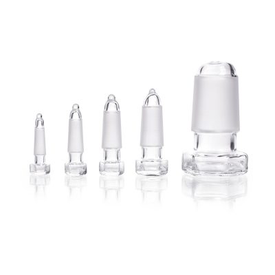 Korki dmuchane ze szkła Duran - sześciokątne - szpiczaste