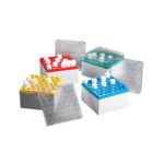 Kriopudełka na probówki, 81-stanowiskowe, wys. 95 mm (PC) - a-733082 - kriopudelko-z-pc - niebieski - 95-mm - 1-szt