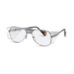 Okulary ochronne z metalowymi ramkami i szybkami z PC - l-1200 - okulary-ochronne-z-metalowymi-ramkami-i-z-szybkami-z-poliweglanu - stopien-ochrony-uv-2-12