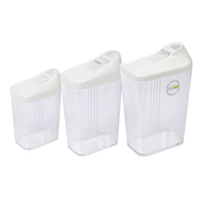 Pojemnik dozujący z przesuwanym zamknięciem