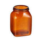 Pojemniki z PVC z szeroką szyjką - o poj. 50 ml - 2 l - n-2008 - pojemnik-z-pvc-z-szeroka-szyjka-bursztynowy - 50-ml - 38-x-38-x-605-mm - 32-mm