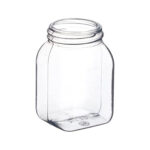 Pojemniki z PVC z szeroką szyjką - o poj. 50 ml - 2 l - n-2000 - pojemnik-z-pvc-z-szeroka-szyjka-przezroczysty - 50-ml - 38-x-38-x-605-mm - 32-mm