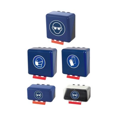 Pojemniki do przechowywania okularów, masek i rękawic ochronnych