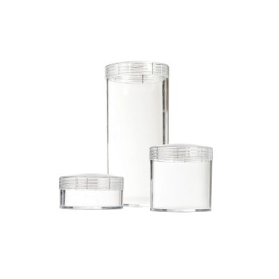 Przeźroczyste pojemniki z gwintem
