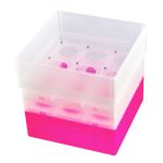 Pudełka na probówki Falcon - b-1618 - pudelko-na-probowki-falcon - 50-ml - rozowy - 3-x-3