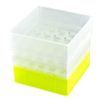 Pudełka na probówki Falcon - b-1610 - pudelko-na-probowki-falcon - 15-ml - zolty - 5-x-5