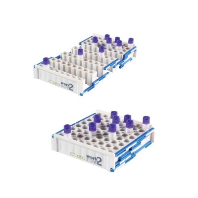 Rozsuwany statyw na probówki Work2Store