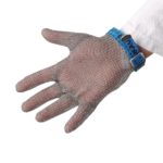 Rękawice kolczugowe - 2-4296 - rekawice-kolczugowe-biala-tasma-tekstylna - maly