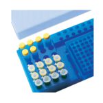 Statyw Combi-Rack z pokrywką, na probówki PCR oraz probówki reakcyjne 0,5 i 1,5 ml - 2-2761 - statyw-combi-rack-z-pokrywka - niebieski