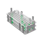 Statywy ekonomiczne na probówki - 6-2500 - statyw-ekonomiczny-z-pp - 6-x-15 - bialy - 13-mm