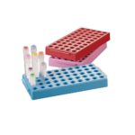 Statywy na krioprobówki z wewnętrzną blokadą - a-733051 - statywy-na-krioprobowki-z-wewnetrzna-blokada - czerwony - 3-szt