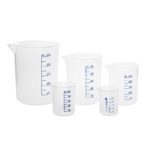 Zlewki z PP ze skalą - n-1625 - zlewka-pomiarowa - 10-ml - 2-ml - 36-mm - 30-mm