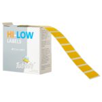 Naklejki do probówek - 1-9078 - etykiety-podluzne - 325-x-13-mm - zolty - 1000-szt
