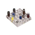 Statywy na fiolki do autosamplera - 7-0787 - statyw-na-fiolki-do-techniki-headspace - 160-x-160-x-30-mm - 25-miejsc