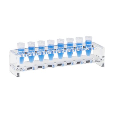 Akrylowy statyw na probówki typu Eppendorf o poj. 5 ml