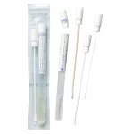 Wymaz&oacute;wki sterylne z podłożem Stuarta - b-2454 - wymazowki-z-podlozem-stuart - wiskoza - plastik - sterylne - probowka-transportowa - pak-ind - 100-szt