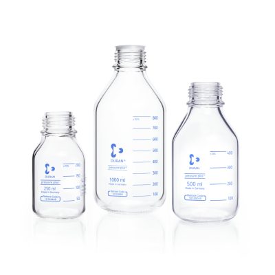 Butelki laboratoryjne Duran Pressure plus+ - o poj. 100 ml - 1 l