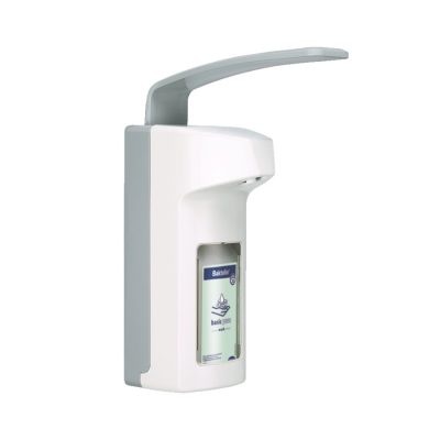 Dozownik na środki myjąco-dezynfekujące w butelkach