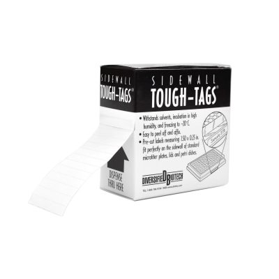 Etykiety na płytki mikrotitracyjne - białe - 1