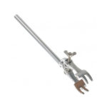 Klamra aluminiowa z widełkami i wkładem korkowym - e-1395 - klamry-aluminiowe-z-4-widelkami-i-wkladami-korkowymi - zaokraglone - 0-75-mm - 5-szt