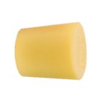 Kolorowe korki silikonowe, gąbczaste - 2-4257 - kolorowe-korki-silikonowe-gabczaste - 40-mm - 40-mm - 33-mm - zolty - 5-szt