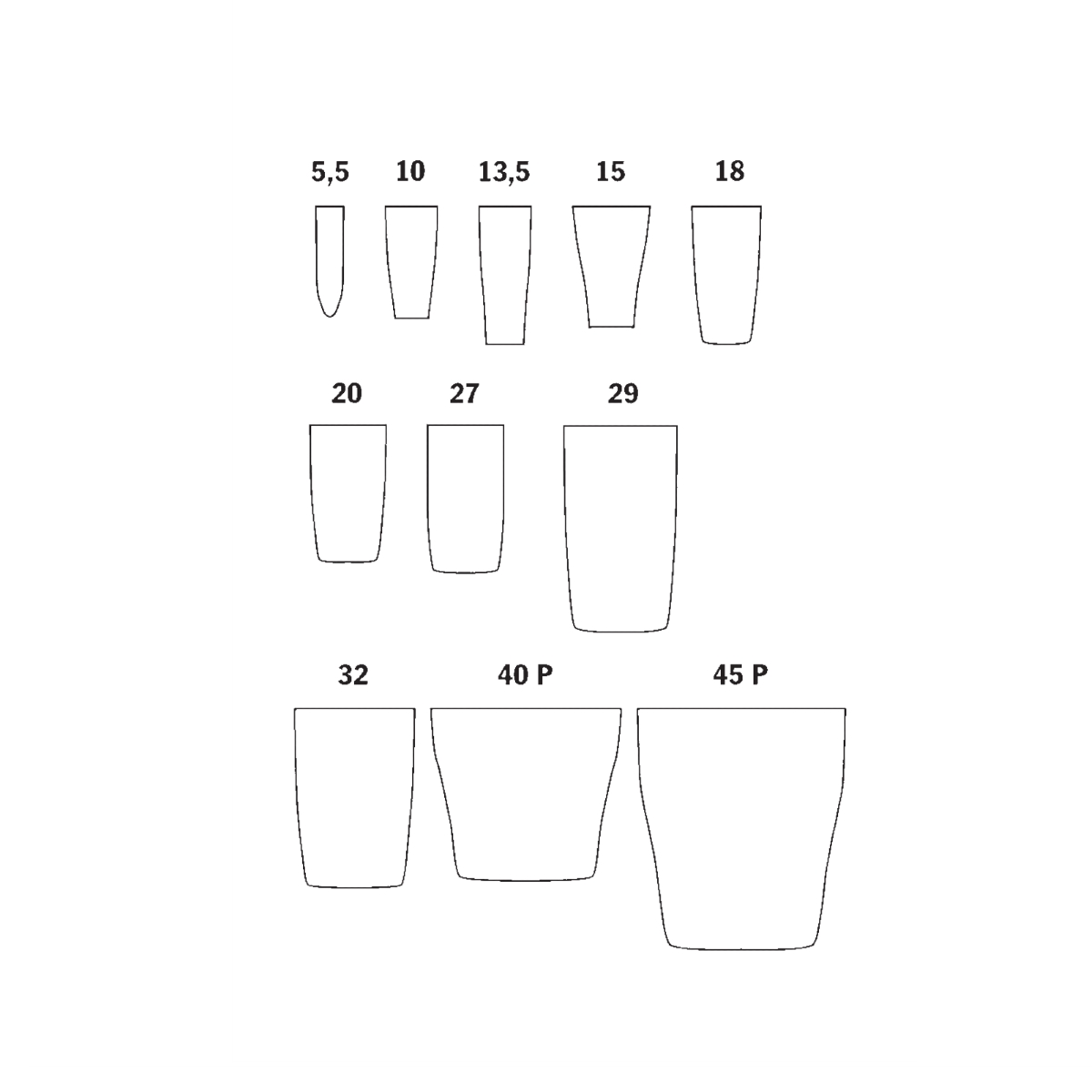 Korki celulozowe jednorazowego użytku Korki celulozowe jednorazowego użytku