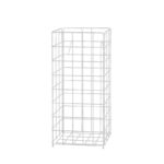 Kosz na odpady z drucianej siatki - poj. 50 l - 2-1442 - kosz-na-odpady-z-drucianej-siatki-powlekany-tw-sztucznym - 50-l - 72-x-33-x-25-cm