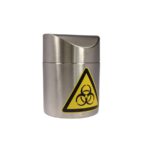 Kosz stołowy na drobne odpady - b-0108 - kosz-stolowy-na-drobne-odpady - 120-x-165-mm - stal-szlachetna - 1-szt