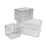 Koszyki aluminiowe na prob&oacute;wki i akcesoria laboratoryjne - 2-5092 - koszyk-aluminiowy-na-probowki-i-akcesoria-laboratoryjne - duzy - 332-x-228-x-178-mm